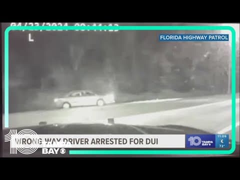 FHP: Wrong-way driver leads troopers on chase on I-275