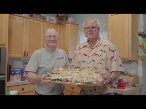Chef turns fresh catch from the Columbia River into the "Captain's Platter"