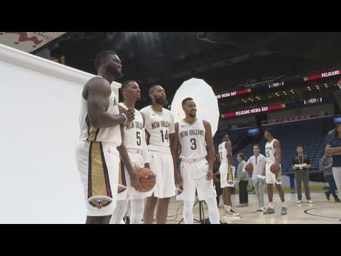 Pelicans hold media day at Smoothie King Center