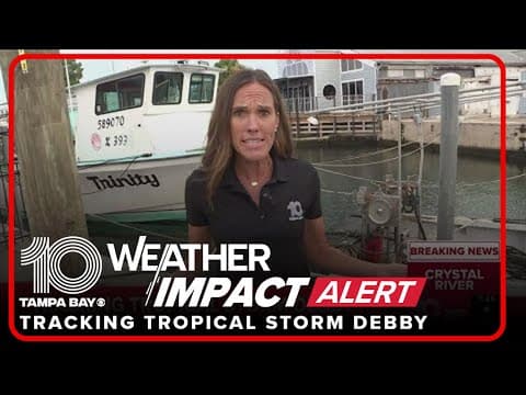 Tropical Storm Debby expected to impact areas in Citrus County that are still recovering from Hurric