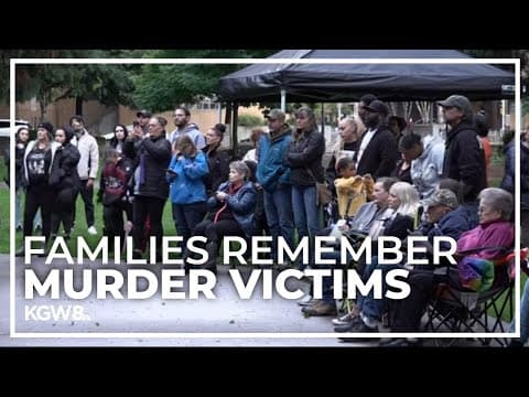 Families, loved ones of murder victims gather in Vancouver for remembrance candlelight vigil