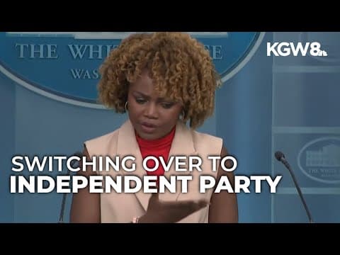 Biden White House press secretary leaves Democratic Party