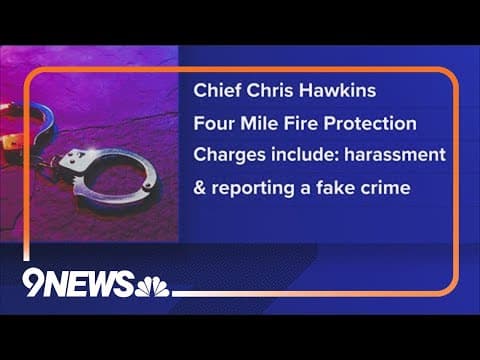 Colorado fire chief arrested on domestic violence charges falsely claimed he was attacked, document