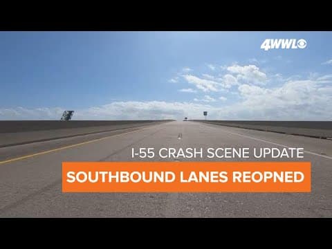 I-55 Update: Southbound lanes reopen following bridge inspection after fatal crash