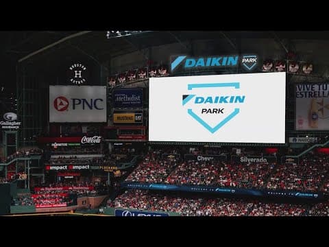 Houston Astros change name of Minute Maid Park to 'Daikin Park'