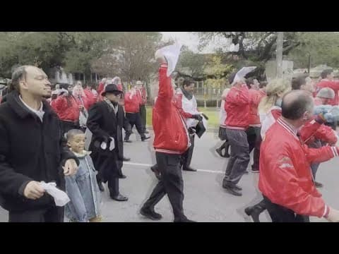Second line celebrates the life of WWL film critic Alfred Richard in New Orleans
