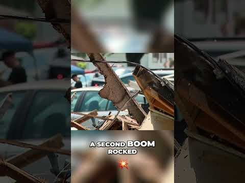 3 firefighters injured, man badly burned from fire and house explosion near Mansfield #shorts