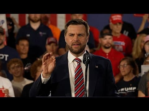 Sen. JD Vance holds rally in Erie, PA (Aug. 28, 2024)