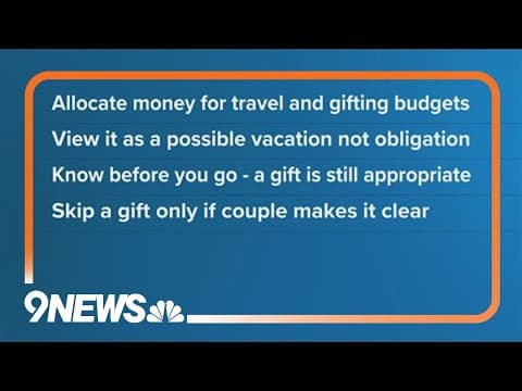 Tips for wedding etiquette