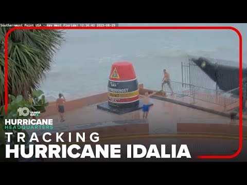 LIVE: Weather intensifies at Florida's southernmost point as Hurricane Idalia approaches