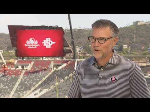 One-on-one with SDSU Athletic Director JD Wicker ahead of Snapdragon Stadium opening