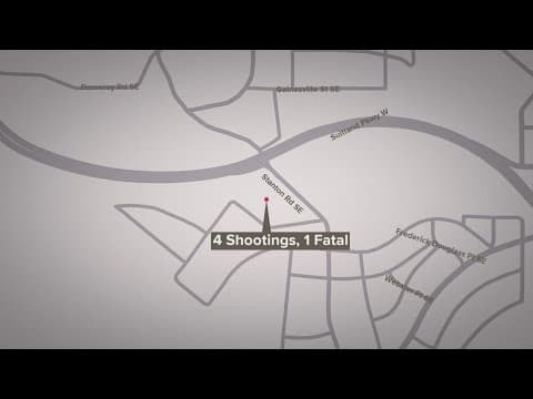 Man killed, 3 others injured in DC shootings