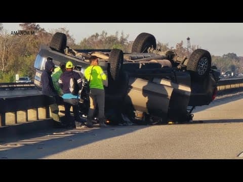 New images of I-10W accident in Laplace