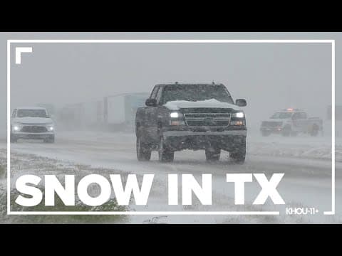 Snow on April 5 in Amarillo leads to several highway crashes