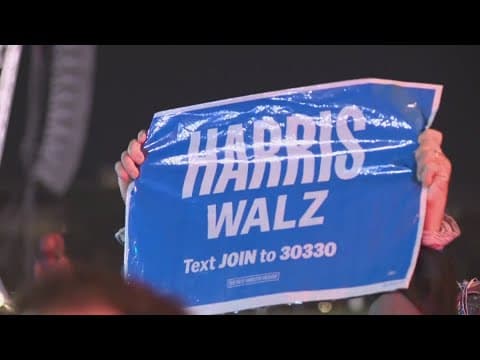 Thousands show up to DC to hear Kamala Harris' 'closing argument' speech