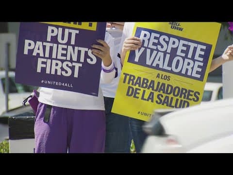 Sharp HealthCare workers continue pickets, bringing protest to Chula Vista
