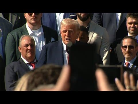 NFL champion Philadelphia Eagles visit White House