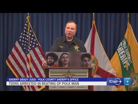 'Animalistic': Sheriff Judd said 4 teens beat a man unconscious at a Mulberry car wash