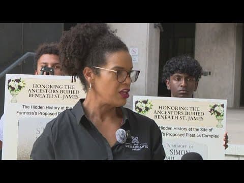 River parish residents sue to protect enslaved persons buried at proposed Formosa Plastics site