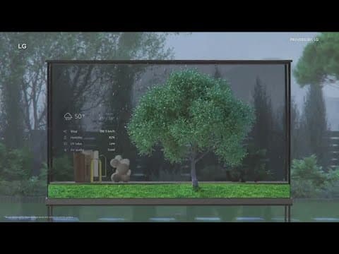 Transparent OLED TV showcased at Consumer Electronics Show