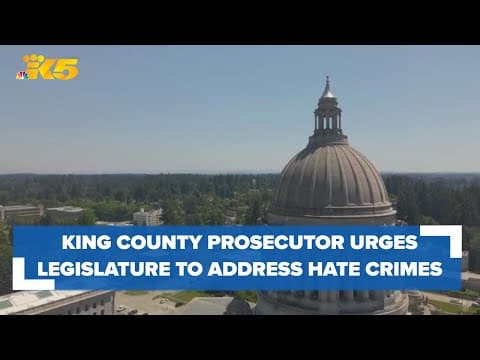 King County Prosecutor urges legislature to address hate crimes, catalytic converter thefts