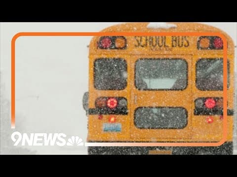 Denver, Jeffco, Cherry Creek, Dougco, Aurora schools closed Tuesday