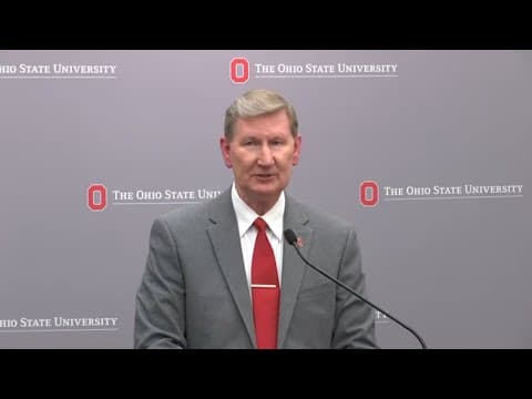 Ohio State introduces Walter “Ted" Carter Jr. as university's next president