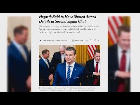 White House may be looking to replace Hegseth