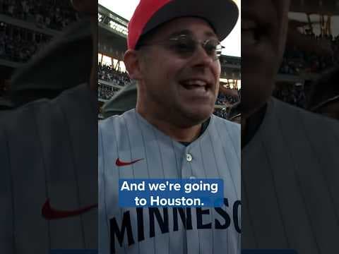 Minnesota Twins fans are PUMPED UP for the ALDS!