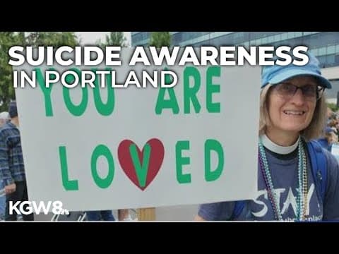 Volunteers walk to bring light to suicide awareness