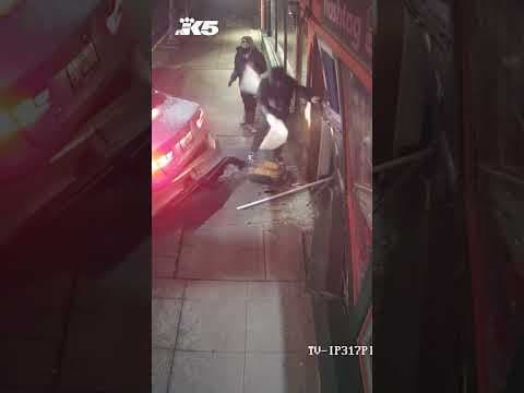 Surveillance footage shows thieves breaking into Redmond pot shop