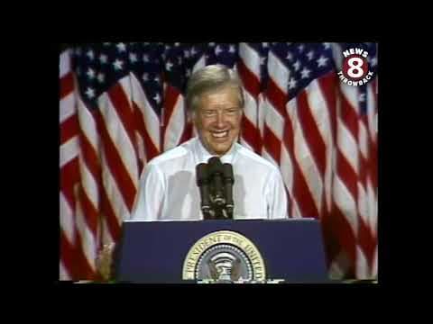 President Jimmy Carter in Los Angeles 1980