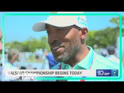 Ronde Barber attends Valspar Championship Thursday in Palm Harbor