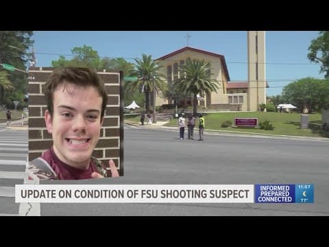 Suspect in FSU shooting remains hospitalized after getting shot in the jaw, police say