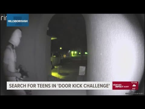 Deputies looking for kids involved in kicking Riverview home's door, firing airsoft gun