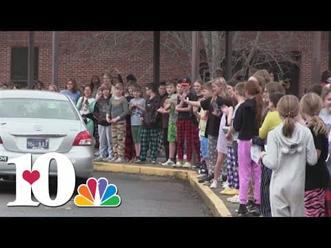 Coalfield school shows support for fellow student fighting leukemia