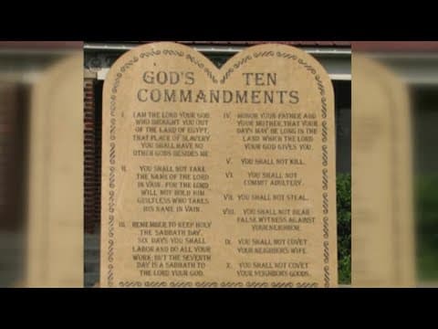 Lawsuit challenges new Louisiana law requiring classrooms to display the Ten Commandments