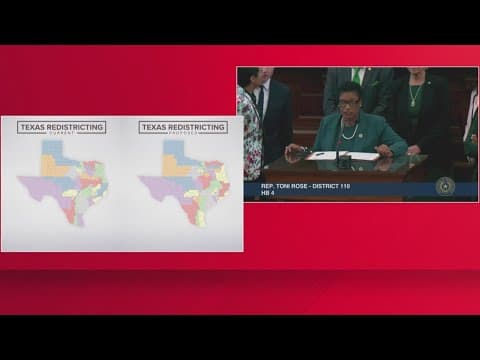 Texas House gives initial approval to controversial redistrcting plan