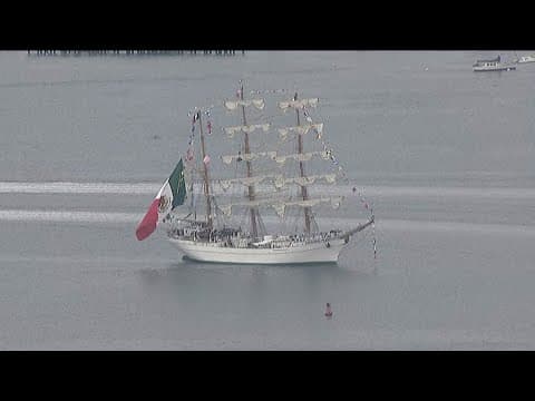 Arrival of Mexican Tall Ship to San Diego