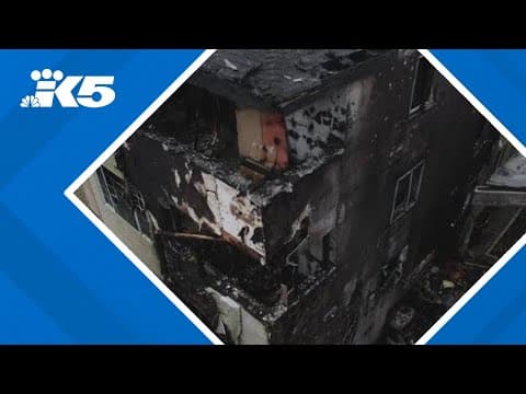 Residents describe escaping fire that damaged 2 Seattle apartment buildings