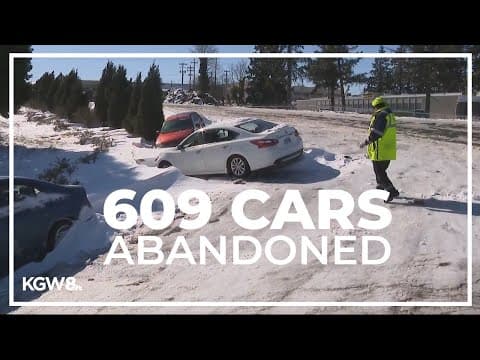 Abandoned car drivers facing huge towing bills after Portland's historic snowstorm