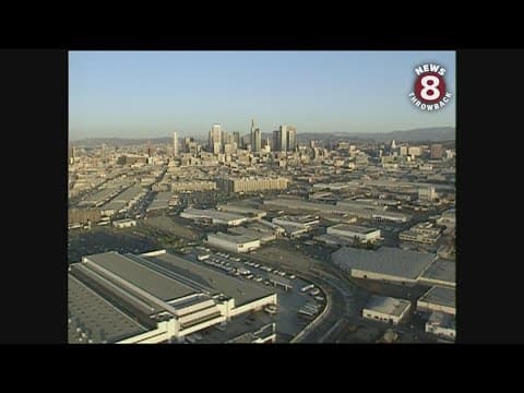 Northridge earthquake aerial views of damage 1994