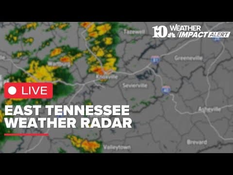 Live Radar: Scattered showers move into East Tennessee