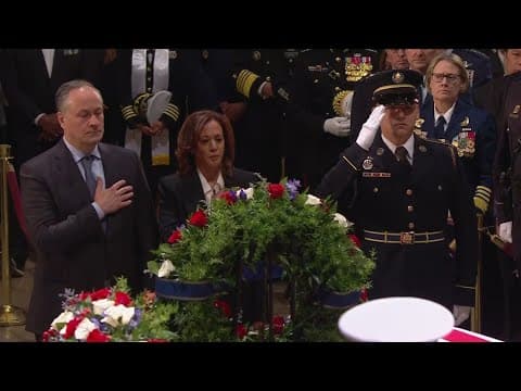 Jimmy Carter honored at U.S. Capitol