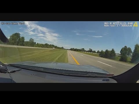 Dashcam, helicopter video show multi-county chase with suspect in stolen vehicle