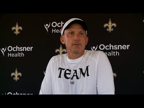 Dennis Allen on Day 1 of training camp and Kendre Miller's hamstring injury during practice