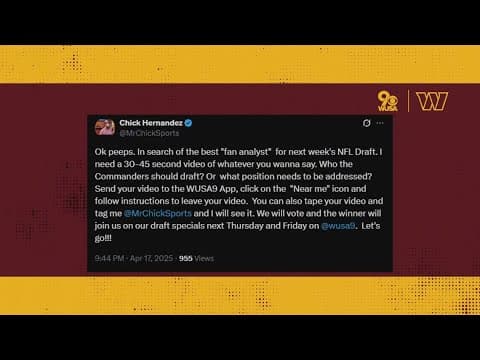 Counting down to draft day: Enter for a chance to be a guest sports analyst