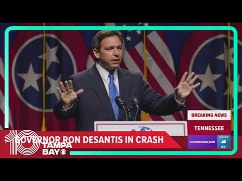 DeSantis involved in car crash in Tennessee