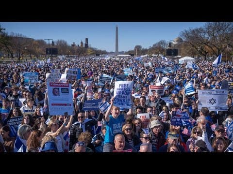 Thousands gather for 'March for Israel' rally in DC