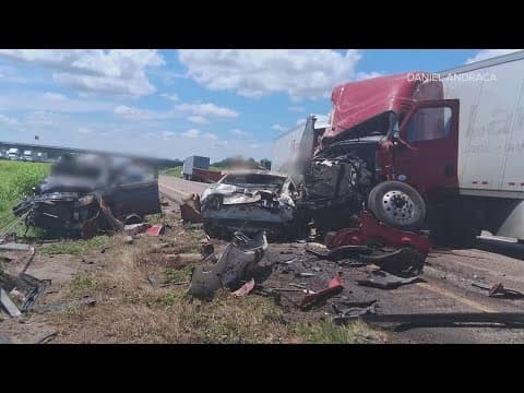 Survivor recounts narrowly escaping 'horrific' crash on I-20 in North Texas